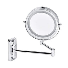 Heaveant Specchio per Il Trucco, Specchio per Il Trucco con Montaggio a Parete a LED Pesante Specchio per Il Trucco con Illuminazione Girevole a 360 Gradi