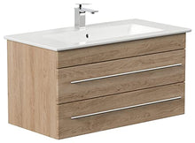 Mobile bagno con lavabo Villeroy & Boch Venticello 100cm rovere chiaro