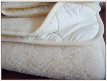 100% lana Merino Lamswool scaldaletto matrimoniale coprimaterasso 140 x 200 WOOLMARKED