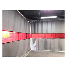 LSXIAO Tenda della Saldatura, Copertura della Parete della Tenda del PVC, 650g per Metro Quadrato Chiaro Rosso Finestra con Occhiello in Rame per Il Magazzino, Riparazione Auto, Edificio