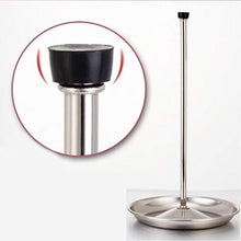 PETSOLA Decanter per Vino Display Staffa Supporto Stendino Barware 35cm - Argento, 35x17cm