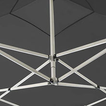 SKM Gazebo Professionale Pieghevole Alluminio 2x2 m (Antracite)