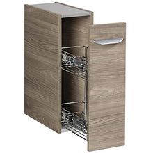 FACKELMANN Luxor - Set di mobili da bagno da 5 pezzi, 100 cm, con armadietto a specchio a LED