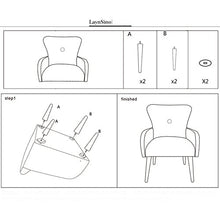 MYS-Sofas C-K-P Divano Lazy, Sala da Pranzo, Divano Divano Singolo Divertimento, Divano Piccolo, Divano Balcone Piccola Stanza da Letto (Colore : Grigio Chiaro)