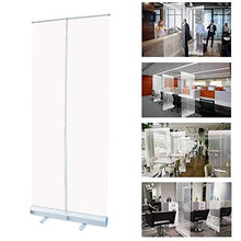 Schermo Retrattile, Schermi Protettivi Trasparenti, Pop Up Schermo PVC Trasparente, Separatore Pop Up in PVC