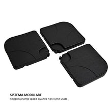 Outsunny Set 4pz Base per Ombrellone da Giardino in Plastica 50 × 50 × 7.5cm