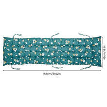 harupink Cuscini per Sdraio Giardino, Cuscino Poltrona Paradise con Sei Funi Fisse Morbido Buon Effetto Rimbalzo 100% Fibra Cotone Perlato Riempitivo per Giardini Cortili (#3, 48*155CM)