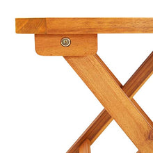FAMIROSA Set Lettini Prendisole 2 pz con Tavolino in Massello di Acacia-7996