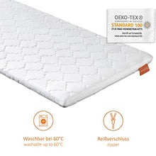 sleepling 190169 Topper coprimaterasso, Schiuma Fredda, 90 x 200 x 6 cm, Bianco