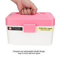 Cassetta dei medicinali a più strati in plastica portatile durevole per la casa cassetta dei medicinali Kit di pronto soccorso(2#)