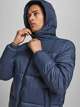 JACK&JONES JJDrew Piumino con Cappuccio Blu 12173867 M