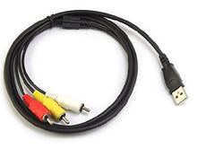 SaySure - 3,RCA Male To USB Male M/M AV A/V TV Adapter Cable