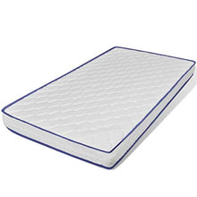 Festnight Divano Letto con Materasso Memory Foam Grigio Chiaro in Tessuto