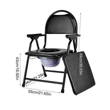 YHNMK Sedia da Toilette,Sedia da Doccia Pieghevole Portatile, per Disabili/Anziani Vasino da Esterno Leggero