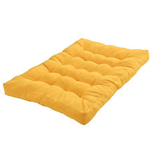 [en.casa] 1x Cuscino Sedile per Divano Paletta Euro [Color Senape] Cuscini per Palette Supporto in/Outdoor mobili Imbottiti