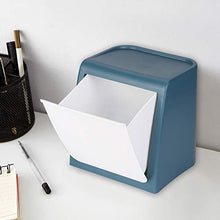 Omabeta Garbage Lavabo Sospeso Trashbin Lavabo Trashbin Sospeso per La Casa(Blue)