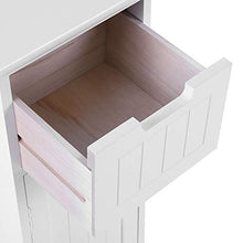 Alinory Armadietto da Pavimento, Stile Moderno 30 * 30 * 81,5 cm Armadietto da Bagno salvaspazio, Ufficio per la casa
