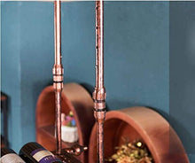 L.TSN Cabinet Iron Home Red Wine Cup Rack Hanging Wine Cabinet Hanging Wine Rack Wine Rack Storage (Dimensioni: 60 * 30 cm)