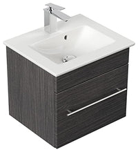Mobile bagno con lavabo Villeroy & Boch Venticello 50cm antracite venato