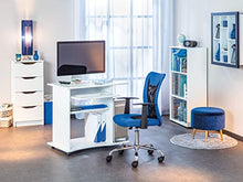 Inter Link Mobiletto classico, ideale come comodino, in compensato, bianco, larghezza x altezza x profodnità: 40 x 92 x 40 cm