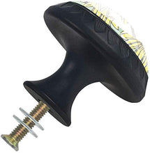 Fioritura dipinta del modello dei girasoli Pomelli per Porta Set di 4 Pomelli per Mobili Manopole per Cassetti Cucina Armadio Vetro