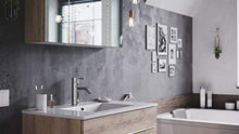 Set di mobili da bagno Firenze 80 2 parti rovere chiaro e armadio specchio