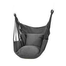Hemisgin Altalena a Sospensione per Sedia a Dondolo Amaca Superiore in Tela di Cotone di qualità Superiore per Comfort e Durata Facile da Usare per Balcone Camera da Letto terrazza Cortile Everyone