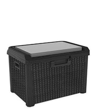 BaulE multiuso Compact resina L73xP50xH49 cm. - Lt. 125. Colore antracite