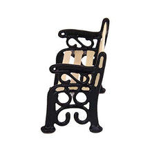 Uteruik 1/24 - Panca per giardino, villaggio e giardino, in miniatura, stile A