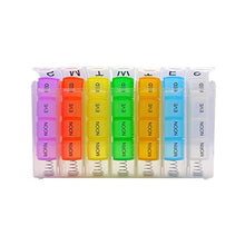 Contenitore porta pillole rimovibile portatile organizer contiene promemoria pillole