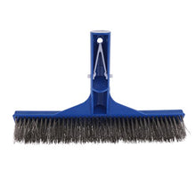 FLAMEER Detergente per Alghe da 1 O 10 Pollici O 18 Pollici, Testina in Plastica con Manico in Metallo, per Spa/Piscina - B 10 Pollici Filo Acciaio