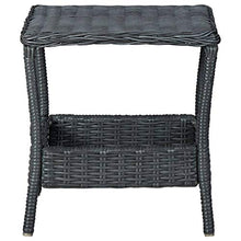 vidaXL Set Divani da Giardino 2 pz con Cuscini Polyrattan Grigio Scuro