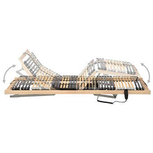 SKM Letto con Telaio a Doghe Elettrico 42 Doghe 7 Zone 70x200 cm