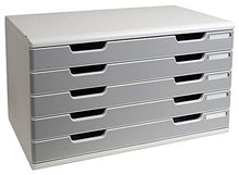 Exacompta 322041D Cassettiere, Grigio Chiaro/Granito, 35 x 57.6 x 32