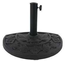 Base piede per ombrellone modello Parla acciaio nero ~ 9kg