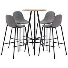 SKM Set da Bar 5 pz in Tessuto Grigio Talpa C