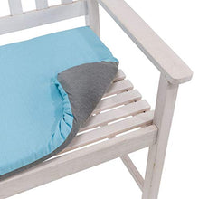 Pureday Garden Bench Anchor - Panchina in Legno Marittimo - 2 posti - Legno di eucalipto - Bianco