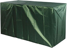 Copertura per mobili da giardino, impermeabile, 126 x 126 x 74 cm, per mobili da giardino da esterni, rettangolare, in rattan, resistente agli strappi
