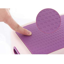 Sgabello Pieghevole, Scala for Bambini, Piccolo Pieghevole, Luce, Adatto A Cucina, Bagno, Camera da Letto (Color : Pink)