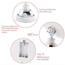 SPLLEADER 1pc Durevole Moda Pratica 7X ingrandimento Specchio a Specchio a Specchio LED con Ventosa Rotondo Trucco Specchio cosmetico per Le Donne degli Uomini