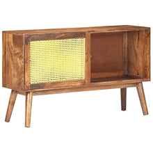 vidaXL Credenza 120x30x65 cm in Legno Massello di Mango
