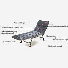 CDFC -Recliners Sedia Leggera Grigio Grigio Grigio Lettino Sole della Lettino da Campeggio da Esterno Letto Pieghevole Letto Singolo Siesta Lounge Sedia Semplice Semplice Portatile Adul