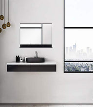 Talos Black Home Specchio, Nero, 80 x 60 cm