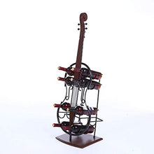 XUSHEN-HU Creativo Violino Modeling Metallo del Ferro Grande Vino Telaio Casa