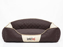 Hobbydog Elite - Lettino per Cani, XL, Lati Marrone/Beige