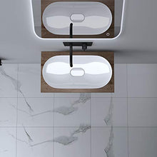 Mai & Mai Mensola Portalavabo 50cmx80cm, Mensola per Lavabi d'Appoggio Mensolone Sospeso per Lavabo