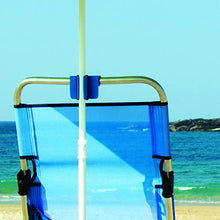 SUNNYDAY.PRO Fissaggio dell'ombrellone a una sedia da spiaggia.