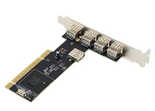 SaySure - 1Pcs 5 Ports USB 2.0 USB2 PCI Card Controller Adaptor Converter