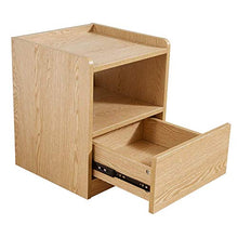 XUSHEN-HU comodino in legno, comodino retrò, comodino in legno, mobiletto laterale/finale/lampada da tavolo per casa, camera da letto, ufficio, comodini per dormitorio universitario