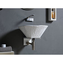 Lavandino Lavabo Appoggio/Sospeso Horganica Ovale Modello Terra Bianco in Ceramica 54x46 cm